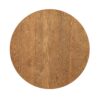 Topmax - 5 Piece Modern Extendable Round Dining Table Set With Removable Leaf For Small Places - Walnut / Beige - Image 12
