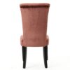 Elegant Velvet Tufted Dining Chair - Blush - Image 12