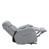35.4" Electric Power Lift Recliner Chair, Fabric Recliner Chair, Home Theater Seating, Living Room Chair, Side Pocket, Remote Control - Light Gray - Image 15
