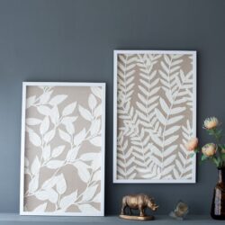 Shadow Box Wall Decor (Set of 2) - White