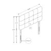 Twin Size, Bed Headboard Only, Upholstered, Transitional - White - Image 5