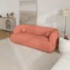 Anna - French Boucle Sofa - Pink - Image 10
