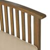Casa Acacia Wood Club Chairs (Set of 2) With Water Resistant Cushions - Gray / Cream - Image 15