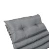 2 Piece Outdoor Chaise Lounge Chair Cushion Set, Polyester Replacement Seat Pads - Gray - Image 7