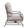 Cast Aluminum Club Motion Chair With Cushion (Set of 2) - Gray - Image 7
