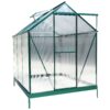 6.3'x6.2'x7' Polycarbonate Greenhouse, Heavy Duty Outdoor Aluminum Walk-In Green House Kit With Rain Gutter, Vent And Door For Backyard Garden - Green - Image 20