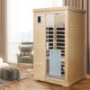 2 Person Far Infrared Hemlock Indoor Sauna Room - Natural - Image 8