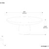Alexa - Cast Aluminum Coffee Table - Black - Image 9