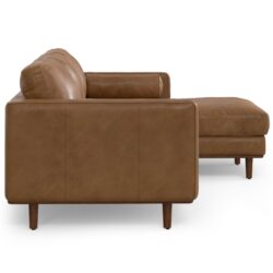 Morrison - Right Sectional Sofa - Caramel Brown