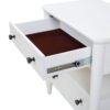 Open Nightstand With 2 Drawers - White - Image 5