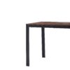 Creative Design Veneered MDF Wood Structure Rectangular Walnut Dining Table - Walnut - Image 5