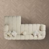 Beatrice - Modern Tufted Right Sectional Sofa - Ivory - Image 13