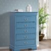 Traditional Style Storage Chest - Teal - Image 7