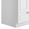 Laundry Cabinet With Faucet And Stainless Steel Sink - White - Image 7