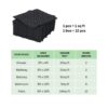 Interlocking Deck Tiles Plastic Waterproof Outdoor All Weather Anti-Slip Bathroom Shower Balcony Porch Strong Weight Capacity Upto 440 Lbs, Pebble Stone Pattern Pack Of 12 - Black - Image 10
