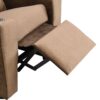 Kids Recliner Chair, Kids Upholstered Couch With Two Cup Holder, Footrest, Backrest, Toddlers Recliner With Headrest And Footrest - Black - Image 16