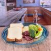 Designer Swirl 12" Acrylic Dinner Plates (Set of 4) Unbreakable Plates Bpa Free And Dishwasher Safe - Blue - Image 4