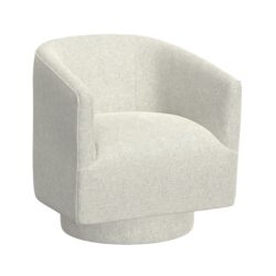 Bralin - Swivel Accent Chair - White