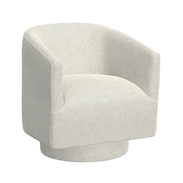 Bralin - Swivel Accent Chair - White