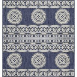 Sunshine - 2'7" X 7'3" Indoor, Outdoor Area Rug - Blue