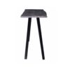 Acacia Wood And Metal Console Table, Live Edge, Angled Legs, Modern Living Room Furniture - Gray / Black - Image 6