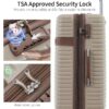 4 Piece Luggage Set Suitcase Set, Abs Hard Shell Lightweight Expandable Travel Luggage With 4 Packing Cubes, Tsa Lock, Spinner Wheels (16 / 20 / 24 / 28) - Khaki - Image 2