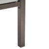 2 Pieces Outdoor Metal Patio Club Chair, Patio Furniture Arm Chair With Cushion, Modern Outdoor Furniture Deep Seating For Porch, Garden, Backyard, Balcony - Brown / Light Gray - Image 9
