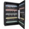 200 Key Adjustable Key Cabinet With Key Lock - Black - Image 4
