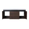 Floating 48" Bathroom Vanity With Resin Sink And Soft Close Doors California Plywood - California Walnut - Image 16