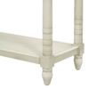 Console Table Sofa Table With Drawers For Entryway With Projecting Drawers And Long Shelf - Antique White - Image 12
