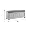 Mariano - Storage Bench - Gray - Image 6