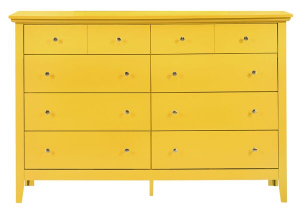 Cheerful Storage Dresser For Modern Spaces - Yellow