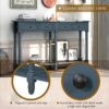 Hearth & Haven Daniel - Console Table With 2 Storage Drawers And Bottom Shelf For Living Room Entryway - Antique Navy - Image 10