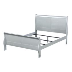 Louis Philippe - Queen Bed - Silver Gray