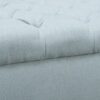 Contemporary Storage Ottoman With Rolled Arms And Button Tufting - Wheat - Image 6