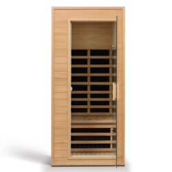 Hemlock - 1 Person Far Infrared Roof Embedded Indoor Sauna Room - Natural