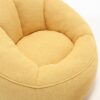 Bedding Bean Bag Sofa Chair High Pressure Foam Bean Bag Chair Adult Material With Padded Foam Padding Compressed Bean Bag With Footrest - Yellow - Image 19