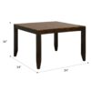 Timberline - Gathering Height Table - Brown - Image 5