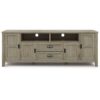 Burlington - TV Media Stand - Distressed Gray - Image 2