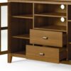 Artisan - Tall TV Media Stand - Honey Brown - Image 5
