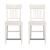 Haidel - Slat Back Counter Stools (Set of 2) - White - Image 2