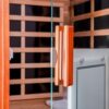 1 Person Far Infrared Standard Indoor Sauna Room - Red Cedar - Image 7