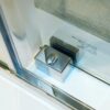 Semi-Frame Single Sliding Shower Door, 304 Stainless Steel, 5 / 16" (8Mm) Thick Sgcc Tempered Clear Glass - Chrome - Image 7