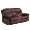 Jimny - Power Console Reclining Loveseat With Power Switch - Coffee - Image 2