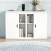 Queen Size Murphy Bed With Shelves, Cabinets And USB Ports - White - Image 19