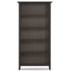 Amherst - Transitional 5 Shelf Bookcase - Brown - Image 2