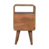 Mini Lille Curved Nightstand - Oak - Image 5