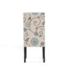 Contemporary Dining Chair Set With Rubberwood Legs - White / Blue - Image 11