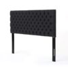 Annecy - Contemporary Upholstered Full / Queen Fabric Headboard - Charcoal Gray - Image 6
