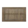 Acacia Wood Outdoor Coffee Table, Rectangular Patio Coffee Table For Outside - Gray - Image 5